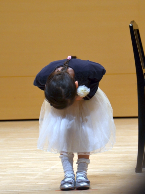 初めてのピアノ発表会
